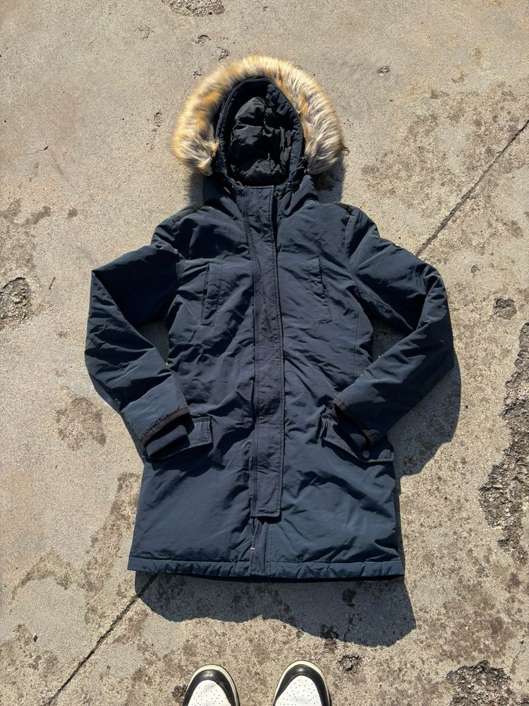 Other Black Parka Jacket With Fur Hood product image